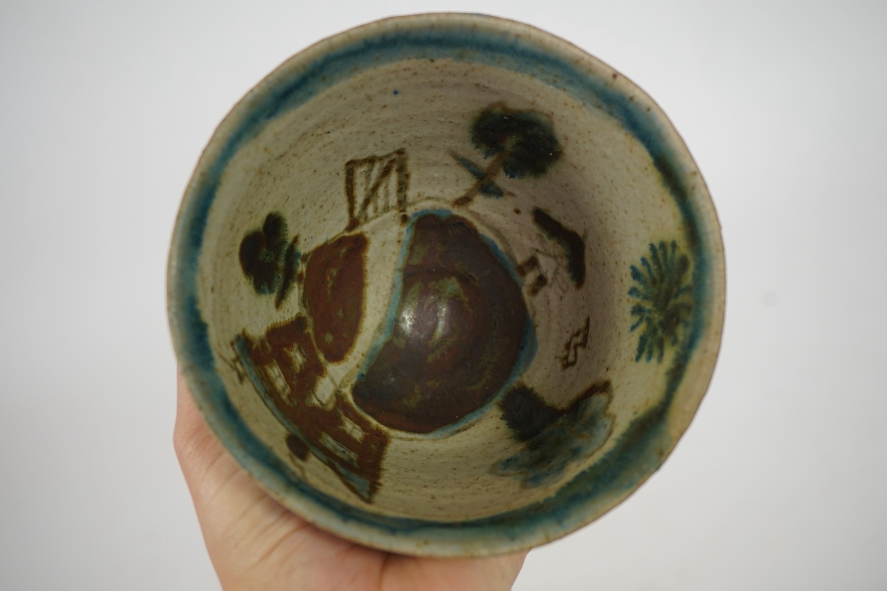 Eric James Mellon (1925-2014): A small group of elm ash glazed studio pottery